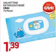 Crai - Salviettine Detergenti Bebe