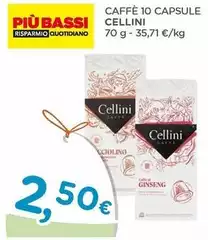 Cellini - Caffè 10 Capsule