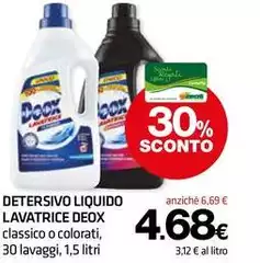 Deox - Detersivo Liquido Lavatrice Deox - Detersivo Liquido Lavatrice