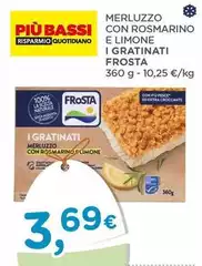 Frosta - Merluzzo Con Rosmarino E Limone I Gratinati