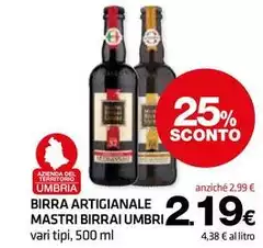 Mastri birrai umbri - Birra Artigianale