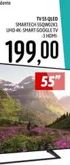 Smartech - Tv 55 Qled  55qwozl Uhd 4k Smart Google Tv