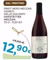 Hofstàtter Meczan - Pinot Nero Vigneti Delle Dolomiti