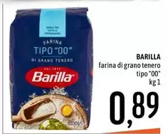 Barilla - Farina Di Grano Tenero Tipo "00" Barilla - Farina Di Grano Tenero Tipo "00"