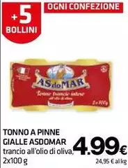 Asdomar - Tonno A Pinne Gialle