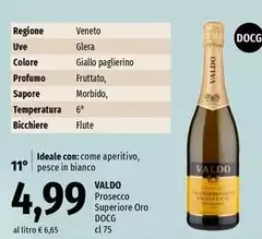 Valdo - Prosecco Superiore Oro DOCG