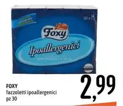 Foxy -  Fazzoletti Ipoallergenici