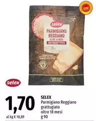 Selex - Parmigiano Reggiano Grattugiato Oltre 18 Mesi