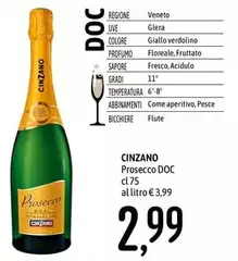 Cinzano - Prosecco DOC