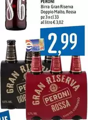 Peroni - Birra Gran Riserva Doppio Malto, Rossa