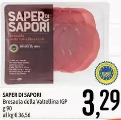 Saper di sapori - Bresaola Della Valtellina IGP