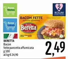 Beretta - Bacon Fette Pancetta Affumicata