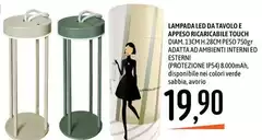 Lampada Led Da Tavolo E Appeso Ricaricabile Touch