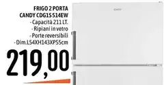Candy - Frigo 2 Porta C0615 514EW Candy - Frigo 2 Porta C0615 514EW