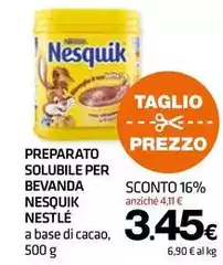 Nestlè - Preparato Solubile Per Bevanda Nesquik