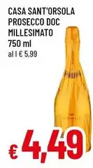 Casa Sant'Orsola - Prosecco DOC Millesimato Casa Sant'Orsola - Prosecco DOC Millesimato