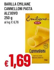 Barilla - Emiliane Cannelloni Pasta All'Uovo