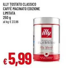 Illy - Tostato Classico Caffè Macinato Edizione Limitata Illy - Tostato Classico Caffè Macinato Edizione Limitata
