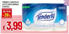 Tenderly - Carezza Di Latte Carta Igienica