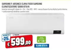 Samsung - F-AR12NEX Clima Fisso Climatizzatore 12000 BTU/H 
