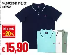 Norway - Polo Uomo In Piquet