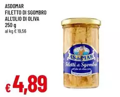Asdomar - Filetto Di Sgombro All'Olio Di Oliva
