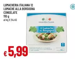Lumacheria Italiana - 12 Lumanche Alla Borgogna Congelate