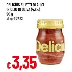 Delicius - Filetti Di Alici In Olio Di Oliva (43%)