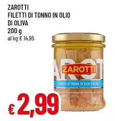 Zarotti - Filetti Di Tonno In Olio Di Oliva