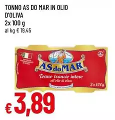 As Do Mar - Tonno In Olio D'Oliva