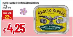 Angelo Parodi - Filetto Di Sgombro All'Olio Di Oliva