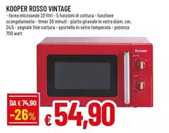 Kooper - Rosso Vintage