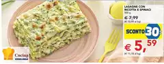 Esselunga - Lasagne Con Ricotta E Spinaci