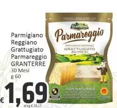 Granterre - Parmigiano Reggiano Grattugiato Parmareggio