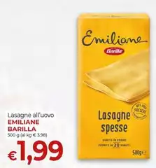 Barilla emiliane - Lasagne All'Uovo