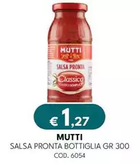 Mutti - Salsa Pronta Bottiglia