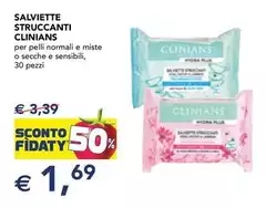 Clinians - Salviette Struccanti Clinians - Salviette Struccanti