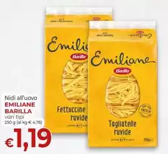 Barilla emiliane - Nidi All'Uovo