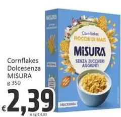 Misura - Cornflakes Dolcesenza