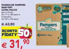 Pampers - Pannolini Ultra Pacco Baby-Dry