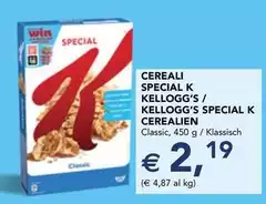 Kelloggs - Cereali Special K Kelloggs - Cereali Special K