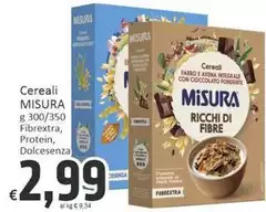 Misura - Cereali