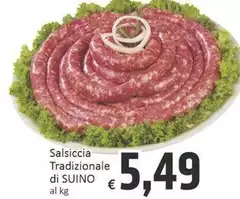Salsiccia Tradizionale Di Suino