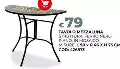 Tavolo Mezzaluna Tavolo Mezzaluna