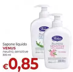 Venus - Sapone Liquido Neutro, Sensitive Venus - Sapone Liquido Neutro, Sensitive