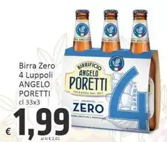 Angelo poretti - Birra Zero 4 Luppoli