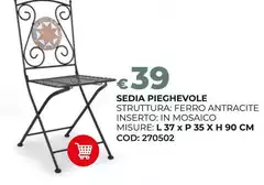Sedia Pieghevole Sedia Pieghevole