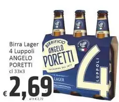 Angelo poretti - Birra Lager 4 Luppoli