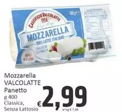 Caseificio valcolatte - Mozzarella Panetto