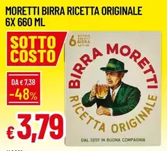 Moretti - Birra Ricetta Originale